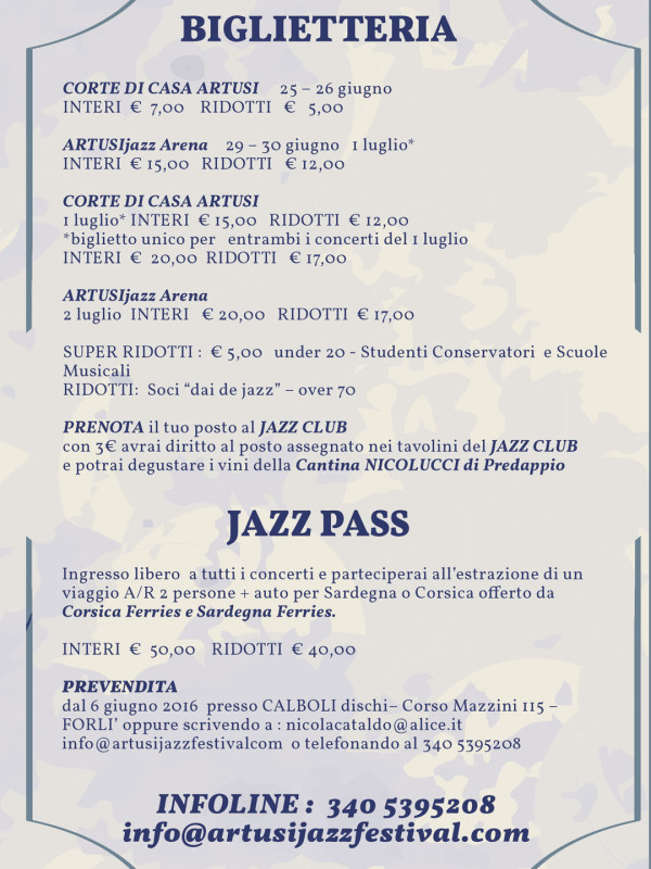 artusi jazz 2016